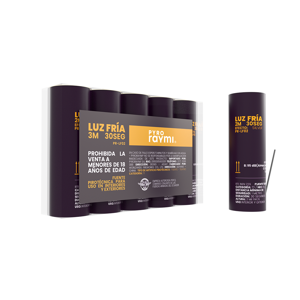 LUZ FRIA 30SEG 2M