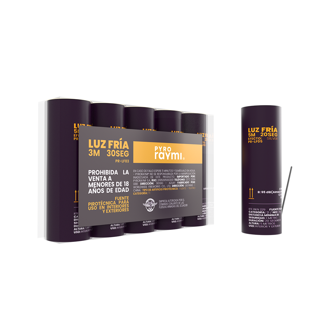 LUZ FRIA 30SEG 3M
